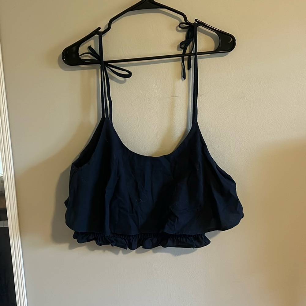 Pitaya navy tank top